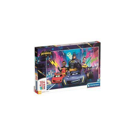 puzzle clementoni batruote multicolore 104pz [wgcleq0uc025761]