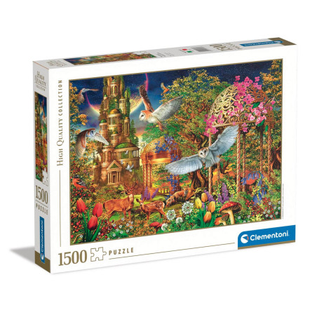 puzzle clementoni woodland fantasy garden multicolore 1500pz [wgcleq0uf031707]