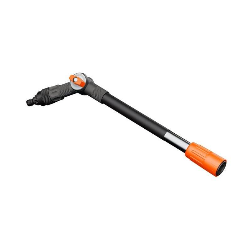 manico gardena cleansystem flex 53cm in alluminio nero [18806-20]