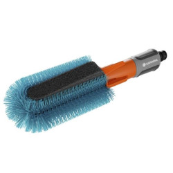 spazzola da lavaggio gardena cleansystem per bicicletta grigio/turchese