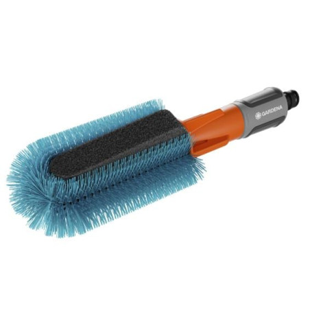 spazzola da lavaggio gardena cleansystem per bicicletta grigio/turchese
