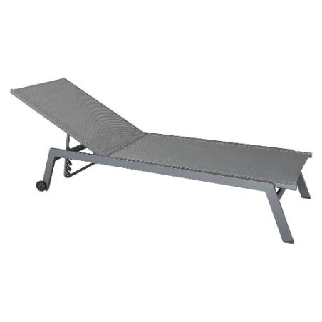 lettino prendisole amicasa ls tl 802 haiti antracite/grigio