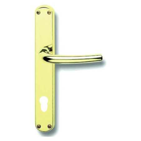 Maniglia milena ottone lucido placca 8x85 yale [ghidini ]
