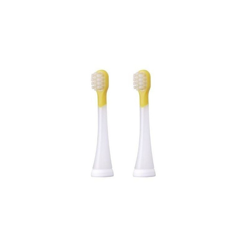 set testine di ricambio spazzolino panasonic ew0942w835 2pz giallo/bianco