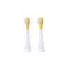 set testine di ricambio spazzolino panasonic ew0942w835 2pz giallo/bianco
