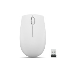 mouse lenovo 300 senza fili/ambidestro/ottico 1000dpi 3pulsanti grigio