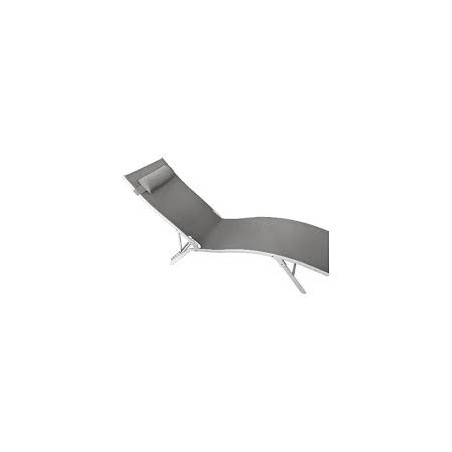 lettino prendisole amicasa kz013 oscar grigio chiaro