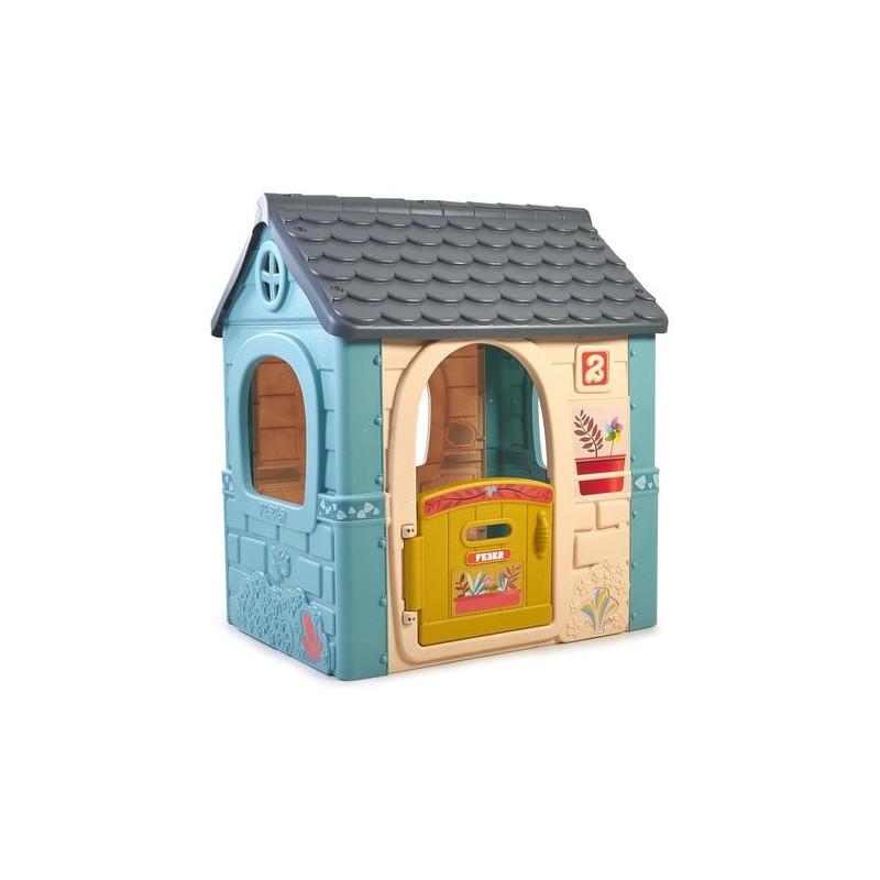 casetta giocattolo feber life casual house 108x124x85cm multicolore