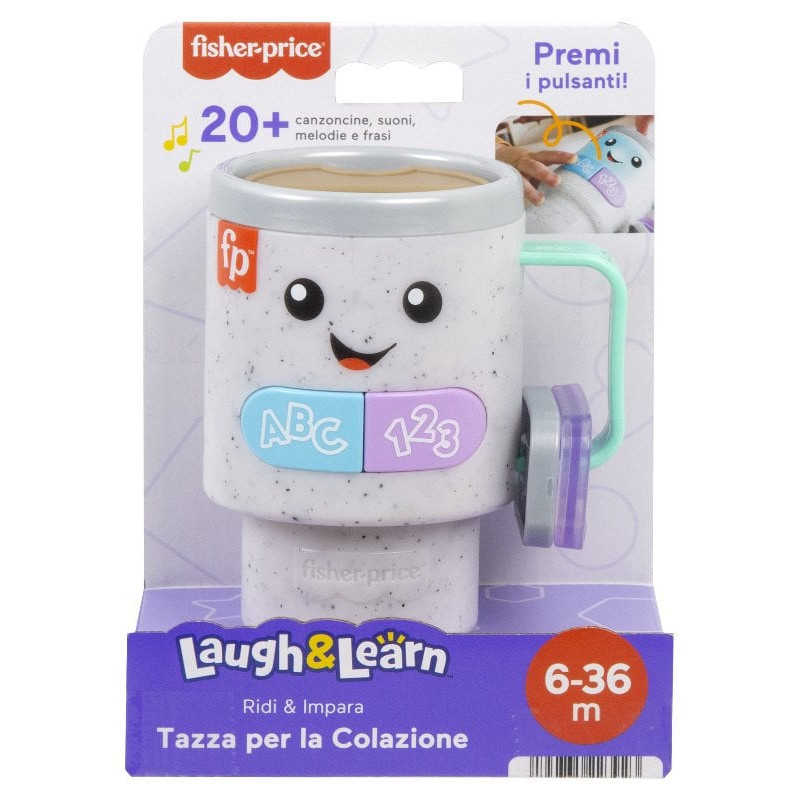 fisher-price tazza da caffe' ridi/impara