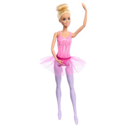 bambola mattel barbie hrg34 ballerina capelli biondi multicolore