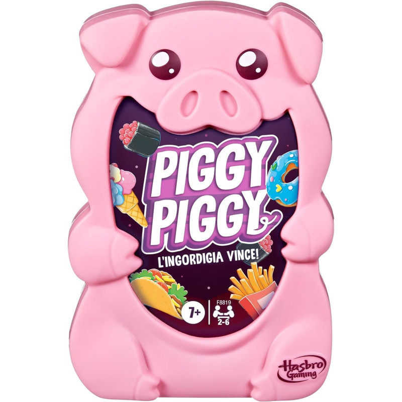 gioco da tavolo hasbro piggy piggy 2-6 giocatori