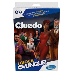gioco da tavolo hasbro cluedo i gioca ovunque 3-6 giocatori