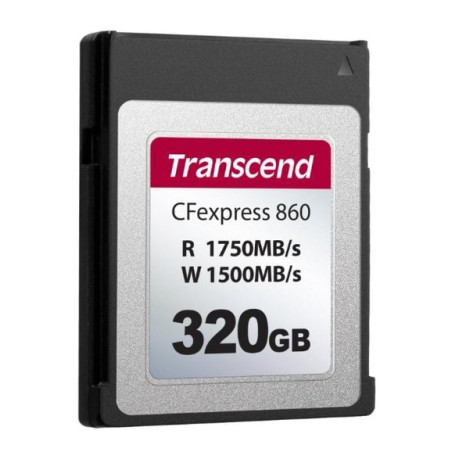 scheda cfexpress 320gb transcend slc cfexpress 860 tipo b nero [ts320gcfe860]