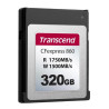 scheda cfexpress 320gb transcend slc cfexpress 860 tipo b nero [ts320gcfe860]