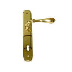 Maniglia novecento ott lucido placca 8x90 [ghidini ]