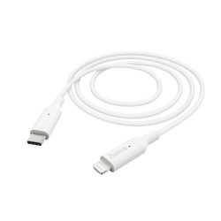 cavo di ricarica hama lightning usb-c 1m bianco [201598]