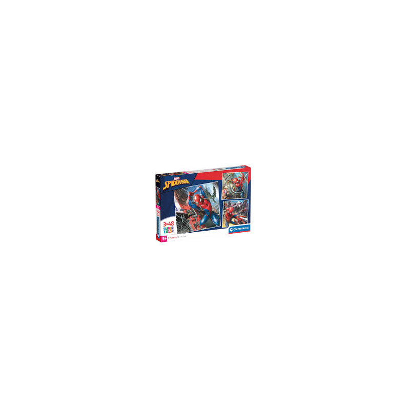 puzzle clementoni spider 3in1 multicolore 3x48pz [wzclet0uc025316]