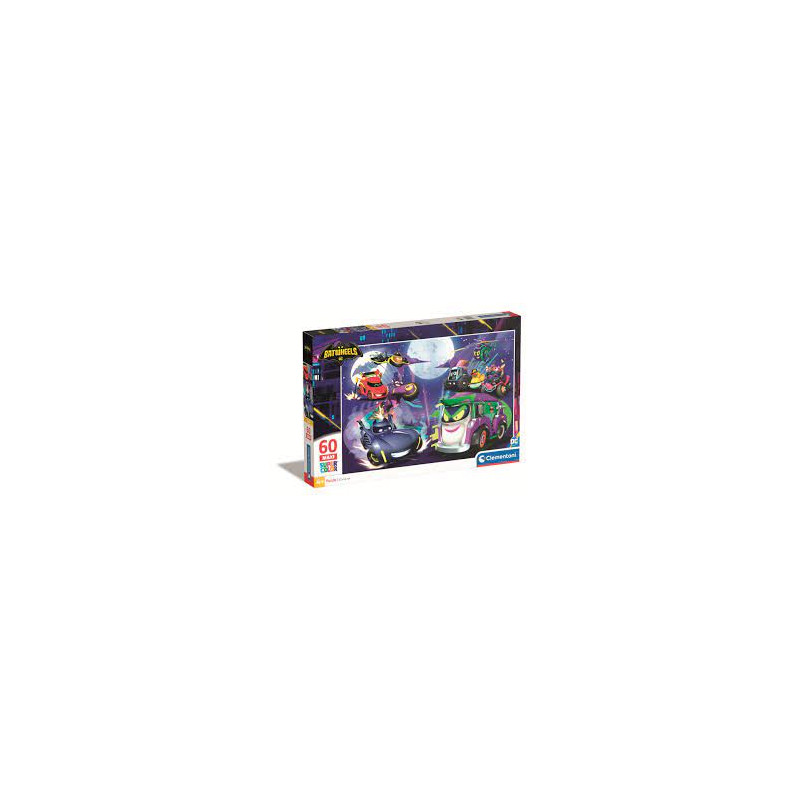 puzzle clementoni 60 maxi batwheels super color multicolore 60pz
