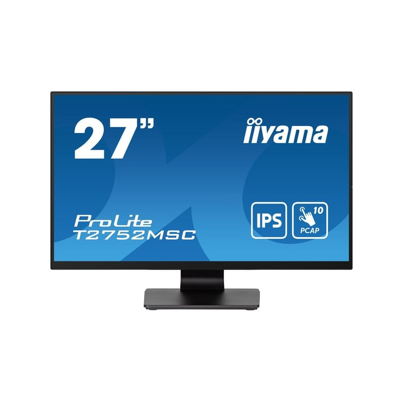 monitor led 27'' iiyama prolite t2752msc-b1 touchscreen
