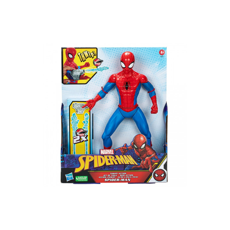 hasbro marvel spider-man thwip azione 33cm multicolore [f8115]