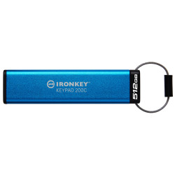 pen drive 512gb kingston ironkey keypad 200 usb-c crittografato