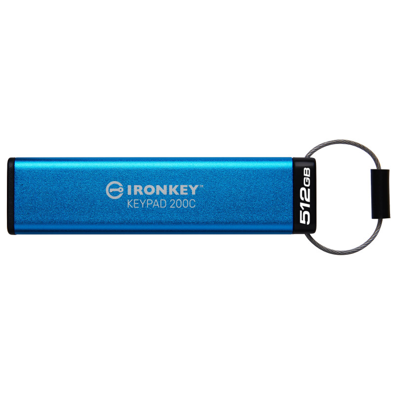 pen drive 512gb kingston ironkey keypad 200 usb-c crittografato