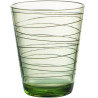 bicchiere campeggio brunner 0830214s.c43 onda 300ml trasparente/verde