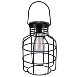 lampada solare koopman night 51200900 a batteria 8xled nero [51200900]