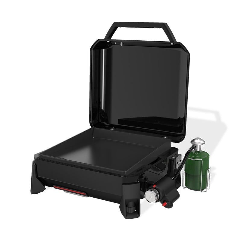 piastra cottura weber premium slate gp a gas 43cm nero