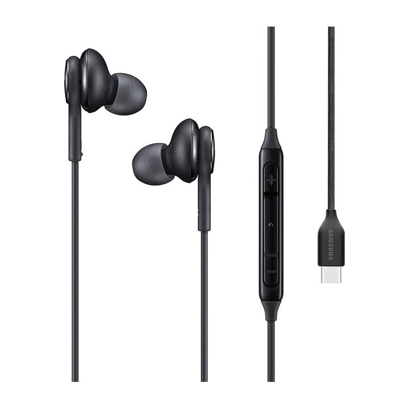 auricolari samsung akg cablato con microfono usb c nero