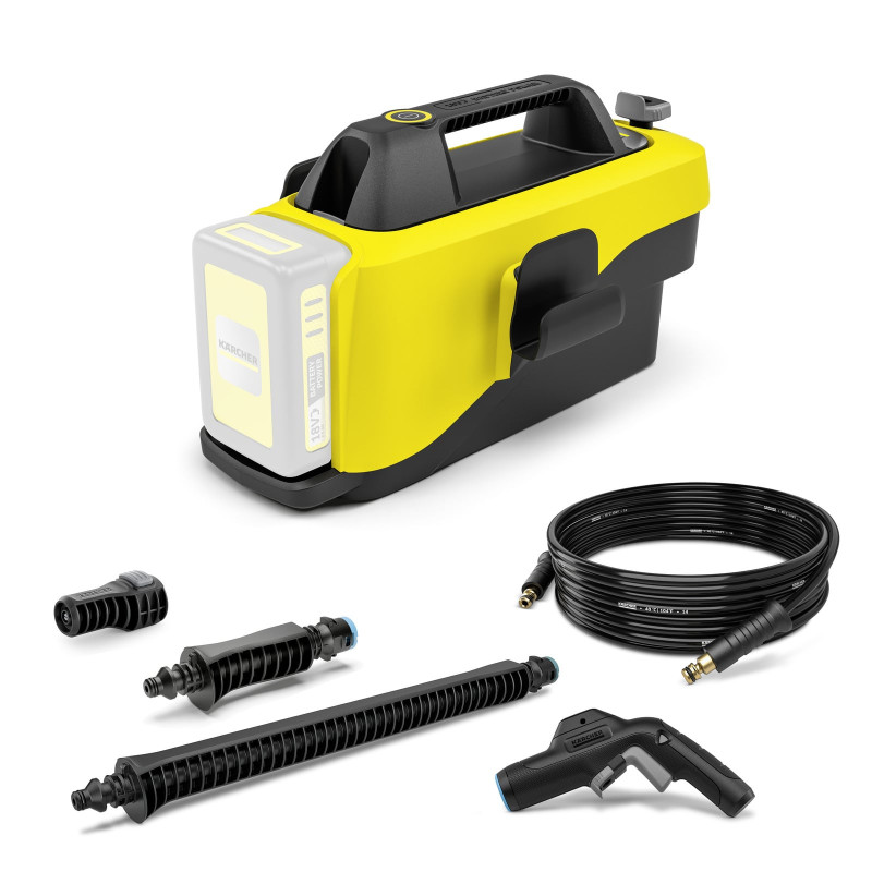 idropulitrice mobile karcher oc 6-18 a media pressione 18v nero/giallo