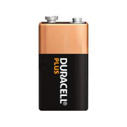 batteria duracell alkaline plus 9v 2pz [147296]