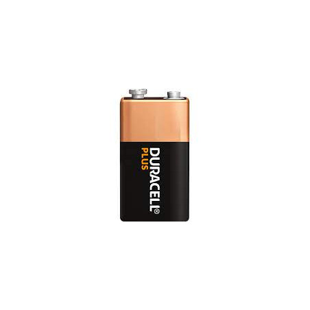 batteria duracell alkaline plus 9v 2pz [147296]