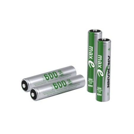 pile ricaricabili ansmann 1.2v grigio 4pz [1311-0005]