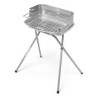 barbecue a carbonella ompagrill 40098 alluminato argento