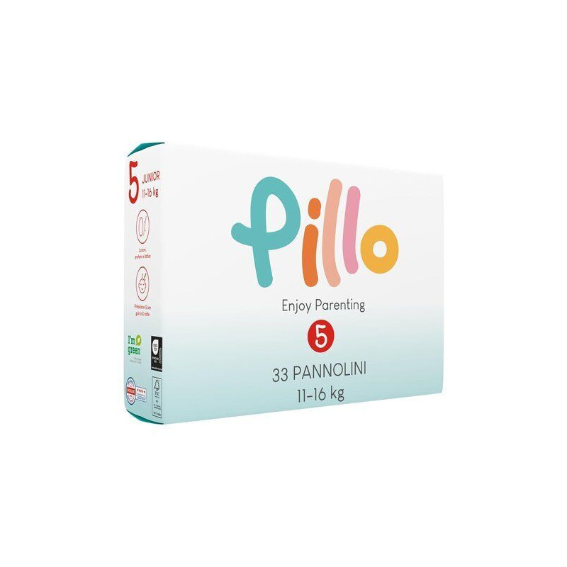 pannolini pillo enjoy parenting taglia 5 11-16kg 33pz