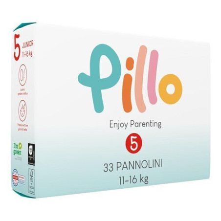 pannolini pillo enjoy parenting taglia 5 11-16kg 33pz