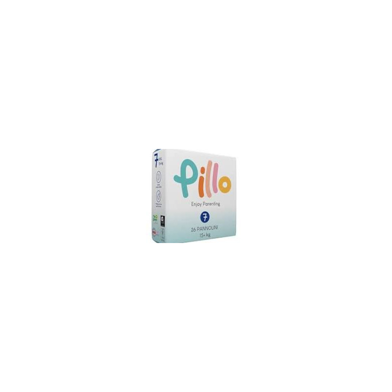 pannolini pillo enjoy parenting taglia 7 xxl +15kg 26pz