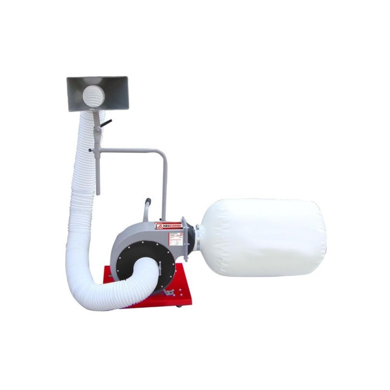 aspiratore per trucioli holzmann abs850dbk per tornio per legno 56l