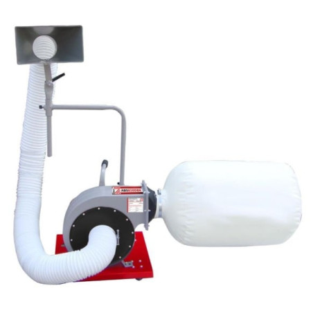 aspiratore per trucioli holzmann abs850dbk per tornio per legno 56l