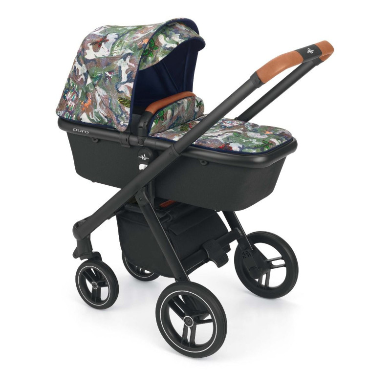 passeggino neonato puro neopop combinato 4 ruote multicolore