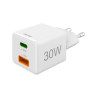 alimentatore da rete hama usb-a/usb-c 30w bianco [201992]