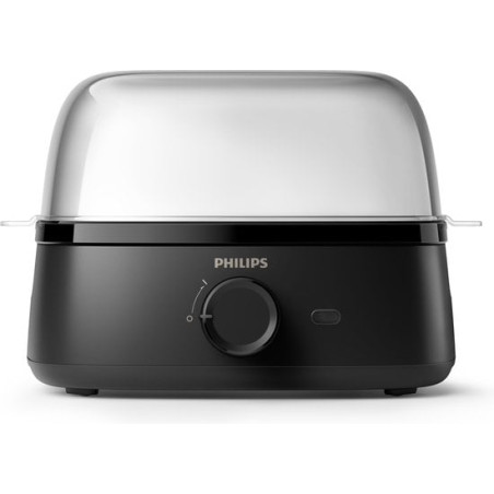 cuociuova philips serie 3000 hd9137/9 per 6 uova nero [hkphijahd913790]
