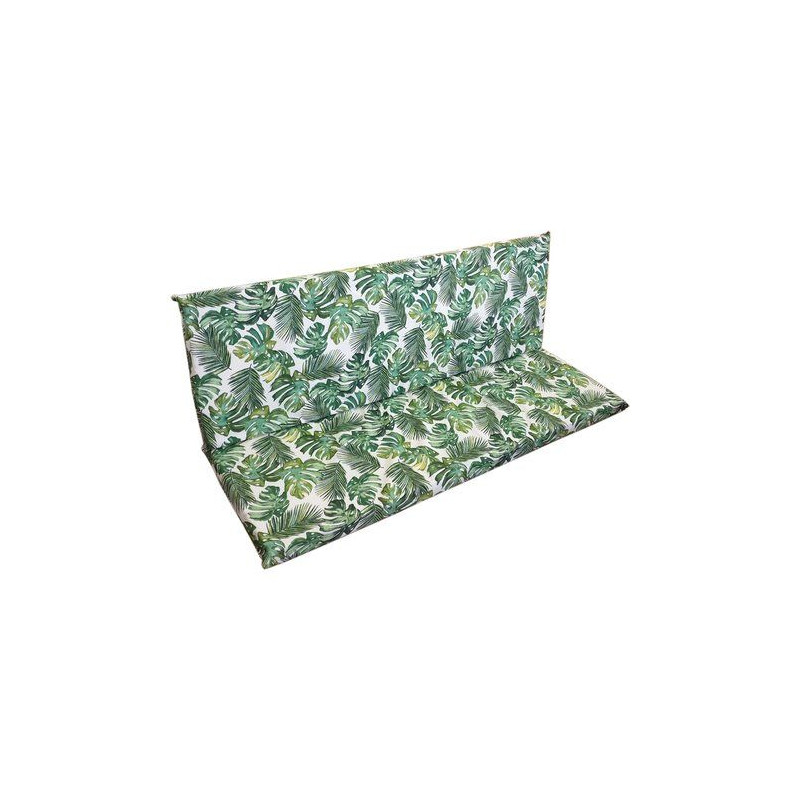 set cuscini olibo bahamas dondolo a 3 posti 170x50x6cm verde