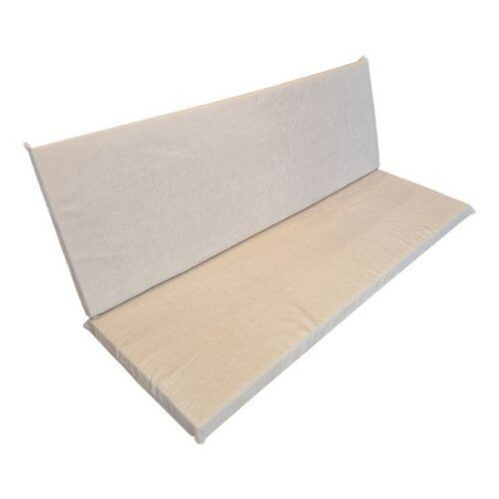 set cuscini olibo bahamas dondolo a 2 posti 135x50x6cm marrone