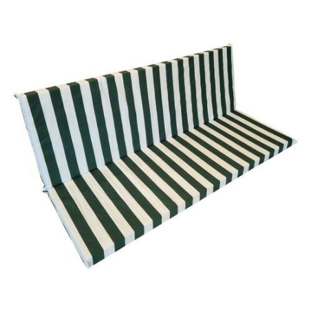 set cuscini olibo bahamas dondolo a 2 posti 150x50x6cm riga verde