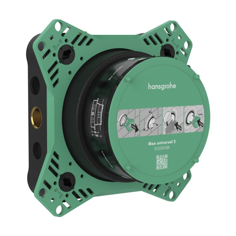 corpo incasso hansgrohe ibox universal 2 per miscelatore verde [01500180]