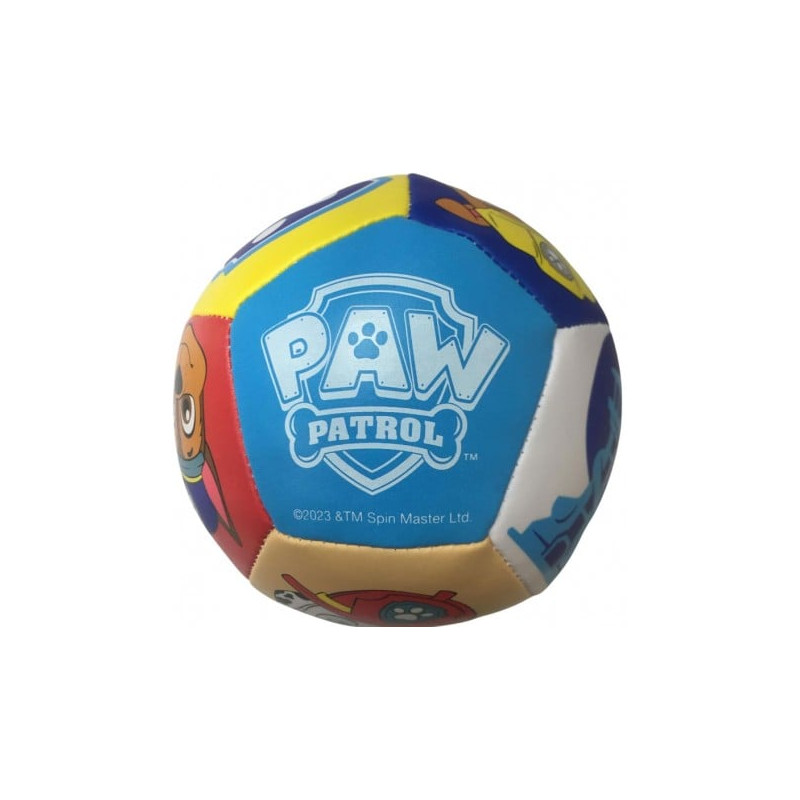 pallina ods 47620 baby ball ultra soft paw patrol 12.7cm multicolore
