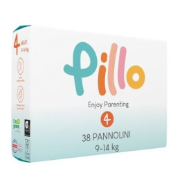 pannolini pillo enjoy taglia 4 maxi 9-14kg 38pz