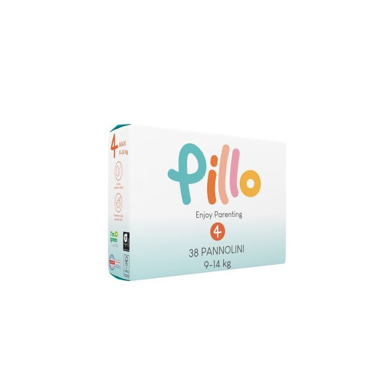 pannolini pillo enjoy taglia 4 maxi 9-14kg 38pz